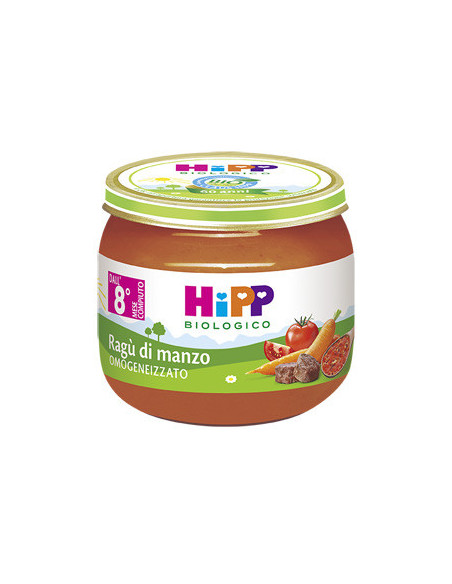 Hipp bio sugo ragu manzo 2vasettix80g