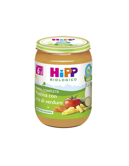 Hipp bio pastina tris verdure 190g