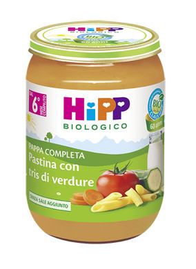 Hipp bio pastina tris verdure 190g