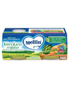 Mellin omog verdure 2x80g