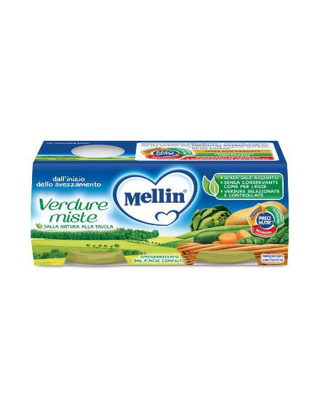 Mellin omog verdure 2x80g