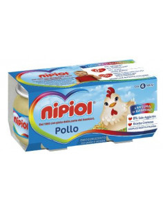 Nipiol omogeneizzato pollo 80gx2vasetti