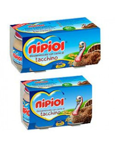 Nipiol omogeneizzato tacchino 80gx2vasetti