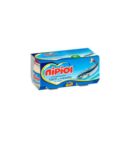 Nipiol omogeneizzato nasello con patate 80gx2vasetti