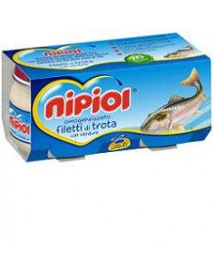 Nipiol omogeneizzato trota 80gx 2vasetti
