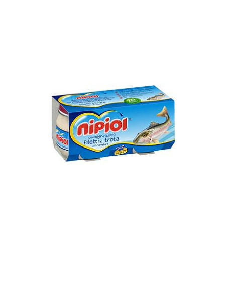 Nipiol omogeneizzato trota 80gx 2vasetti
