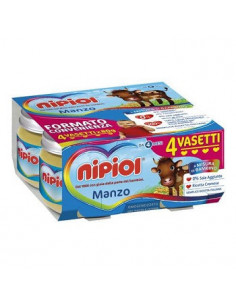 Nipiol omogeneizzato manzo 4vasettix80g