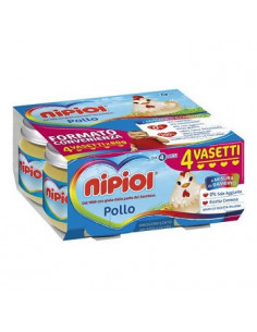 Nipiol omogeneizzato pollo 4vasettix80g