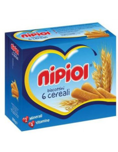 Nipiol biscottini 6 cereali 800g