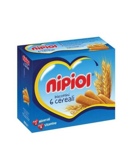 Nipiol biscottini 6 cereali 800g