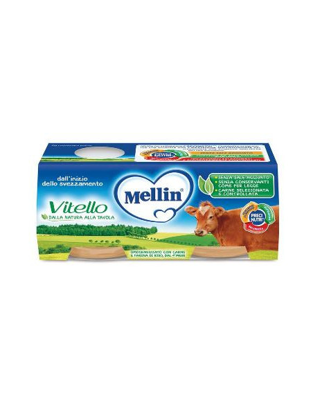 Mellin omog vitello 2x120g