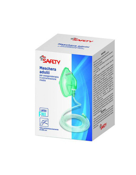 Maschera ossigenoterapia c tub
