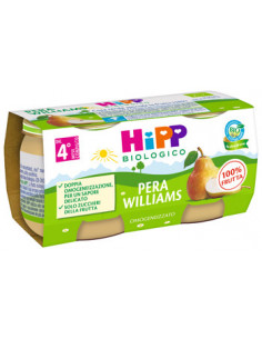 Hipp bio omogeneizzato pera williams 2vasettix80g