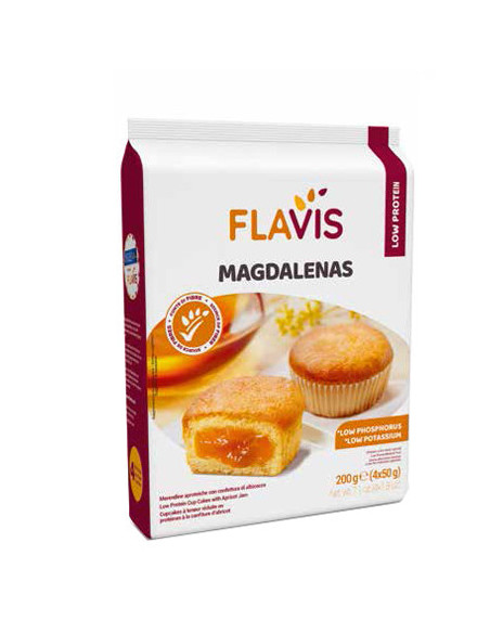 Mevalia flavis magdalenas merenda aproteica 200g