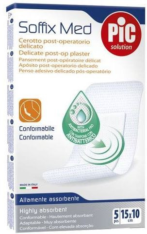 Pic cerotto soffix med post operatorio delicato 10x15 5 pezzi