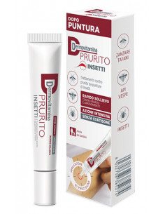 Dermovitamina prurito insetti con applicatore contro prurito e arrossamento da punture di insetto 15ml