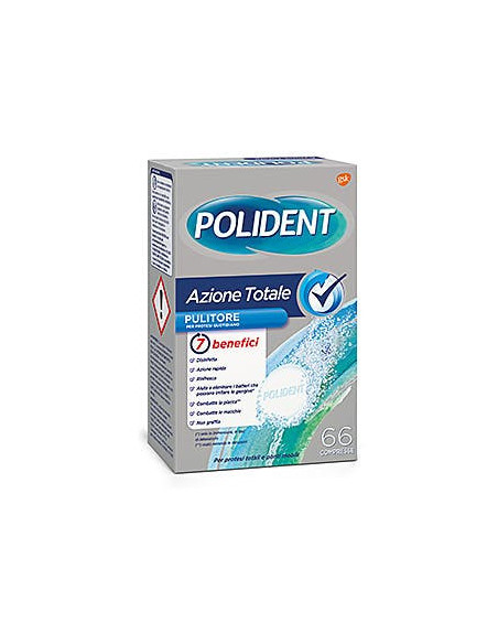Polident azione totale 66 compresse