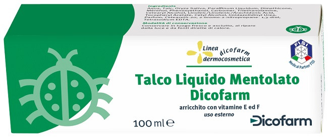 Dicofarm talco liquido mentol