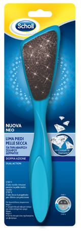 Scholl lima piedi doppia azione