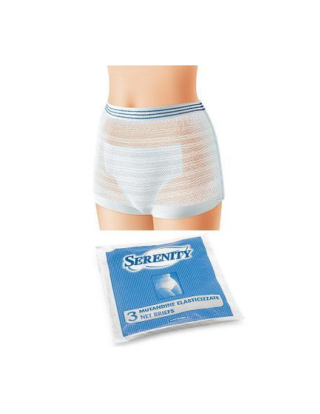 Serenity mutandina rete l 3pz