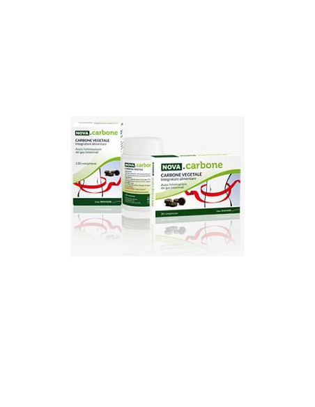Nova carbone vegetale 120 compresse