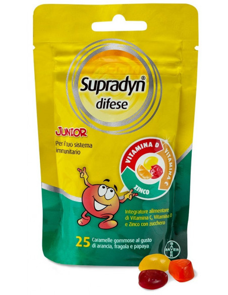 Supradyn difese junior 25caramelle gommose