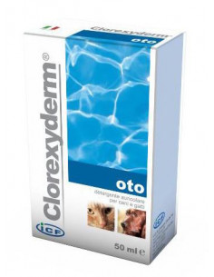 Clorexyderm oto detergente auricolare per cani e gatti 50ml
