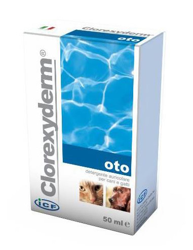 Clorexyderm oto detergente auricolare per cani e gatti 50ml