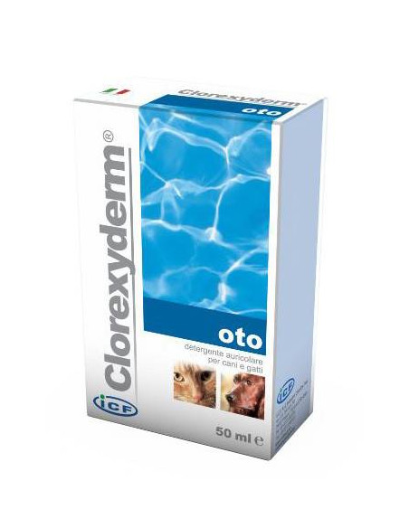 Clorexyderm oto detergente auricolare per cani e gatti 50ml
