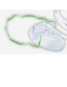 Maschera ossigenoterapia piu tubo