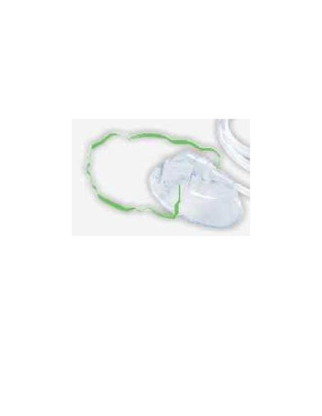 Maschera ossigenoterapia piu tubo