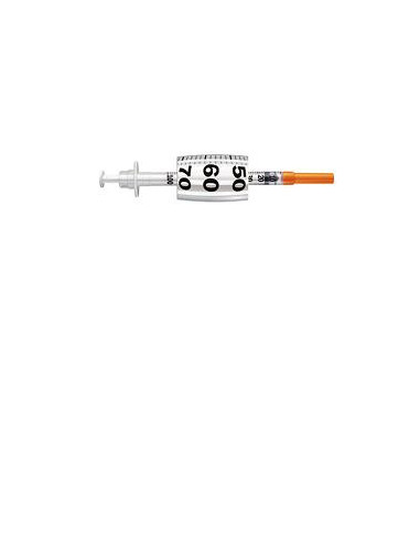 Pic siringa da insulina 1ml gauge 30x8mm 30pezzi