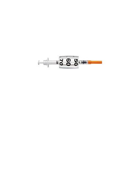 Pic siringa da insulina 1ml gauge 30x8mm 30pezzi