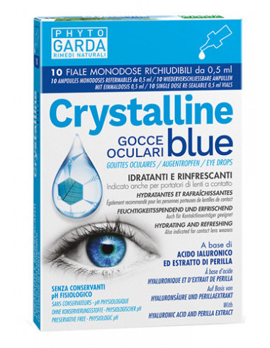 Crystalline blue gocce ocu 10f