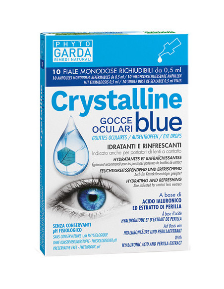 Crystalline blue gocce ocu 10f
