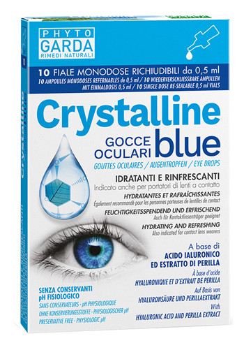 Crystalline blue gocce ocu 10f