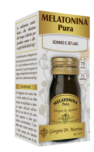 Image of Melatonina pura 75 pastiglie 3 cod085