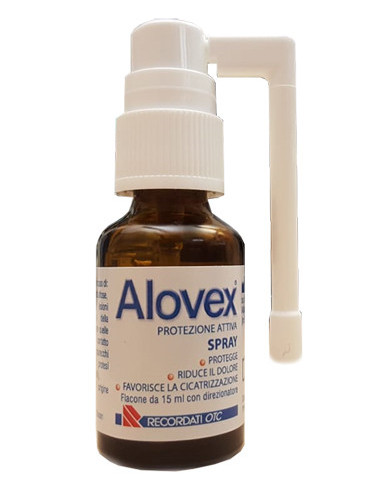 Alovex protezione attiva spray afte 15ml