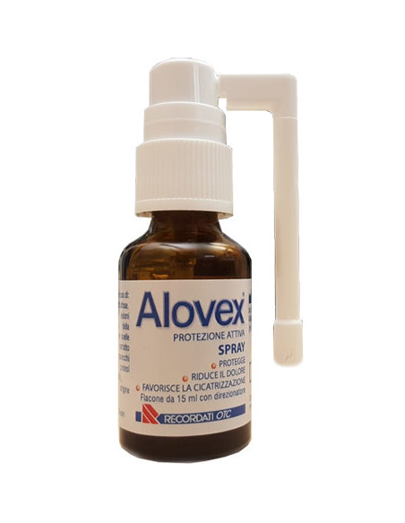 Alovex protezione attiva spray afte 15ml