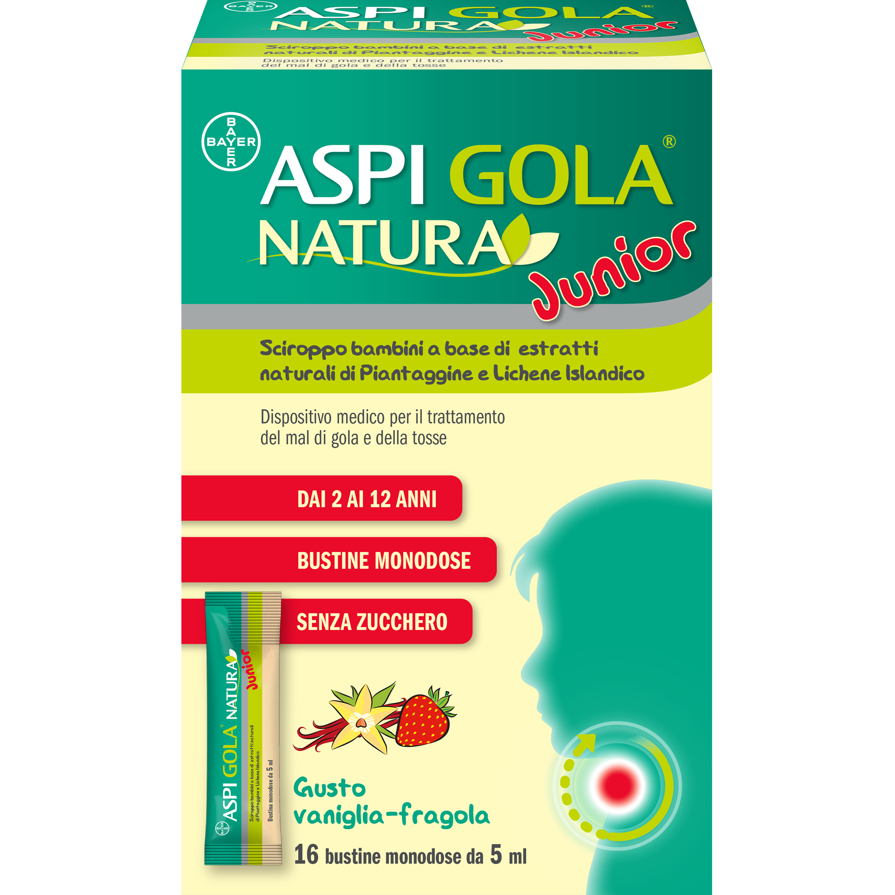 Image of Aspi gola natura junior 16bust cod085