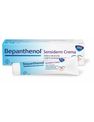Bepanthenol sensiderm crema contro il prurito e rossore senza cortisone 20g
