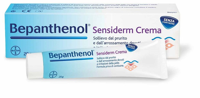 Image of Bepanthenol sensiderm crema contro il prurito e rossore senza cortisone 20g cod085