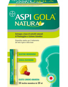Aspi gola natura 16 bustine monodose