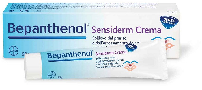 Image of Bepanthenol sensiderm crema contro il prurito e rossore senza cortisone 50g cod085