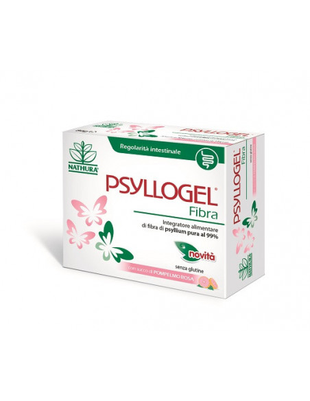 Psyllogel fibra pompelmo rosa per favorire la regolarità intestinale 20 bustine