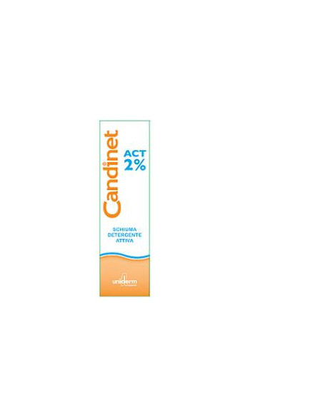 Candinet act 2% schiuma detergente intimo 150ml