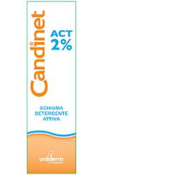 Candinet act 2% schiuma detergente intimo 150ml