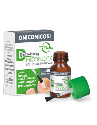 Dermovitamina micoblock 3 in 1 soluzione ungueale contro l'onicomicosi 7ml