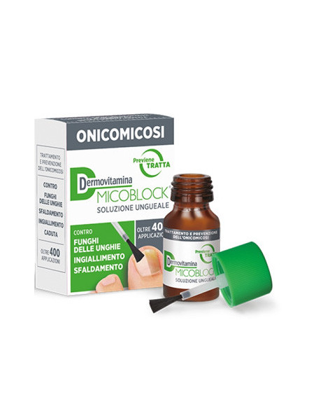 Dermovitamina micoblock 3 in 1 soluzione ungueale contro l'onicomicosi 7ml