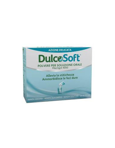 Dulcosoft polvere soluzione orale per stitichezza occasionale 20 bustine